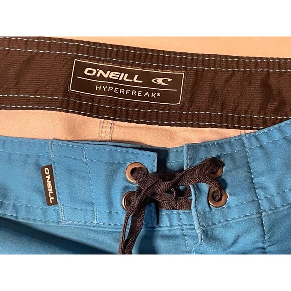 O'Neill Hyper Freak board shorts mens 30 x 11 drawstring swim trunks blue - Picture 5 of 11